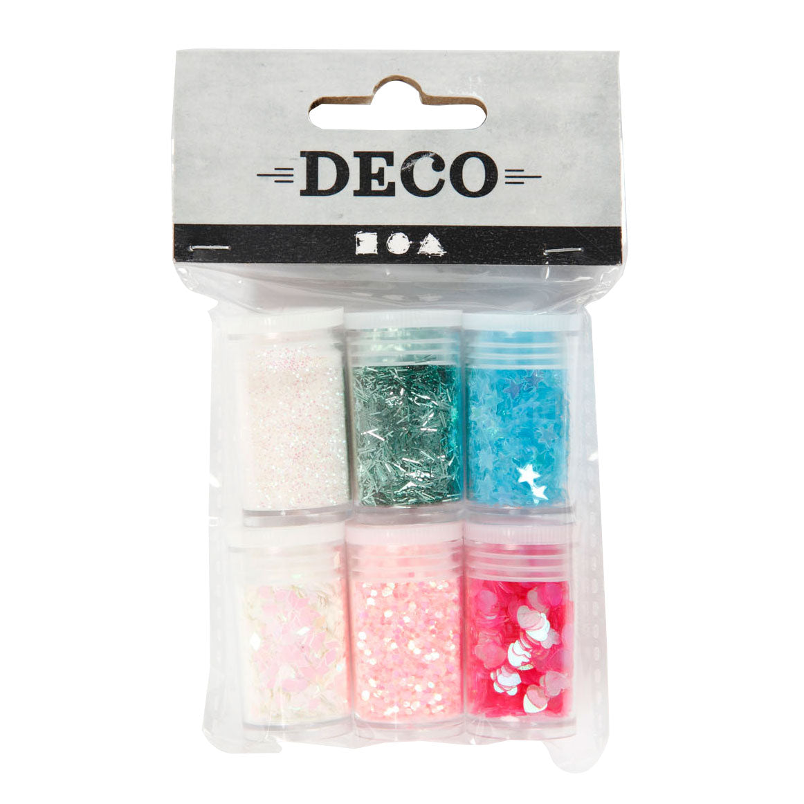 Creativ Company Glitters en Pailletten, 6x5 gram