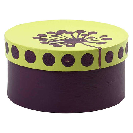 Creativ company ronde doosjes papier-maché, 3st.
