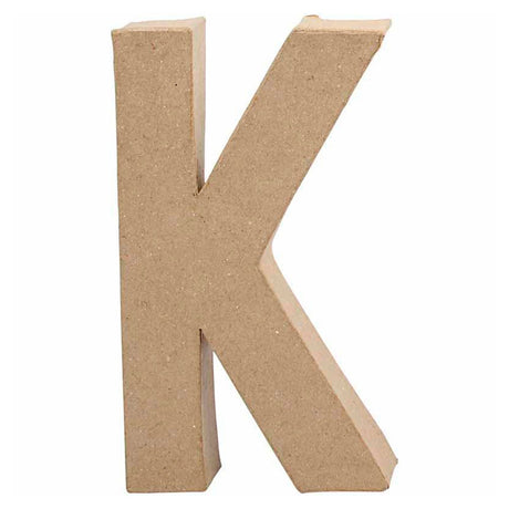 Creativ company letter papier-maché - k, 20,5cm