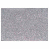 Creativ company opstrijkfolie glitter zilver, a5