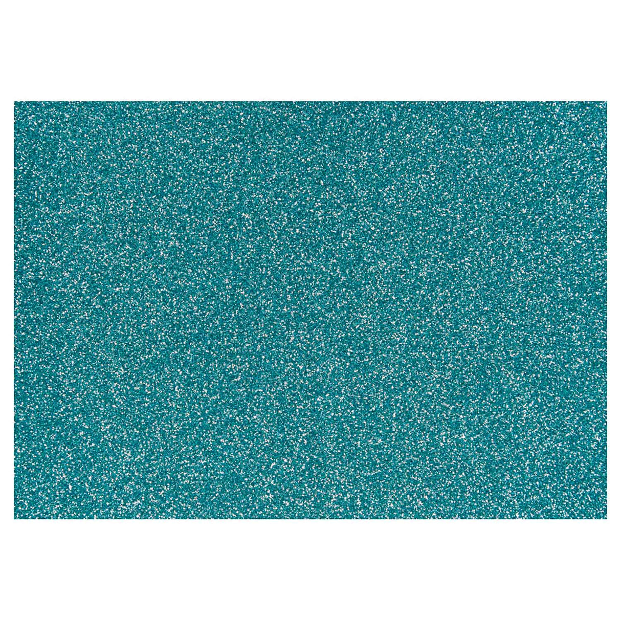 Creativ company opstrijkfolie glitter lichtblauw, a5