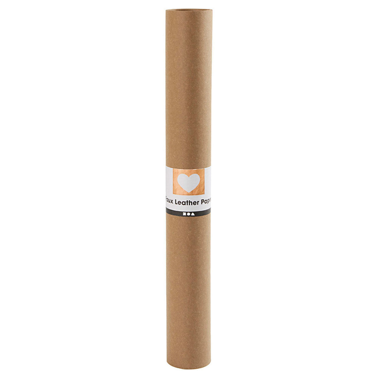 Creativ company faux leather papier donkerbruin, 1mtr.