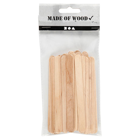 Creativ company http: www.cchobby.nl ijslollystokjes-l-11-5-cm-b-10-mm-naturel-30-stuk-1-doos