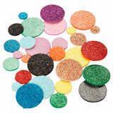 Creativ company foamvormen glitter cirkels, 150st.