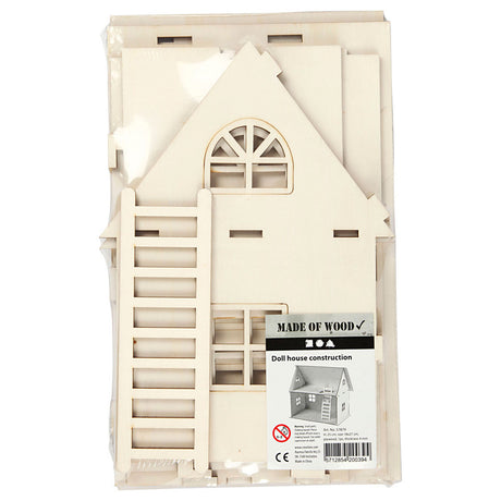 Creativ company diy houten poppenhuis