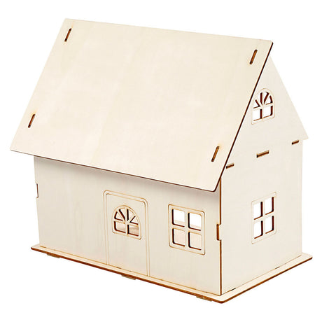 Creativ company diy houten poppenhuis