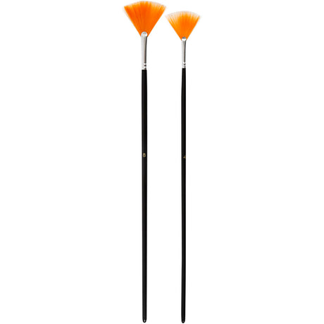 Creativ company http: www.cchobby.nl gold-line-waaierpenselen-afm-4-8-l-29-30-cm-b-2-3-mm-waaier-2-stuk-1-doos