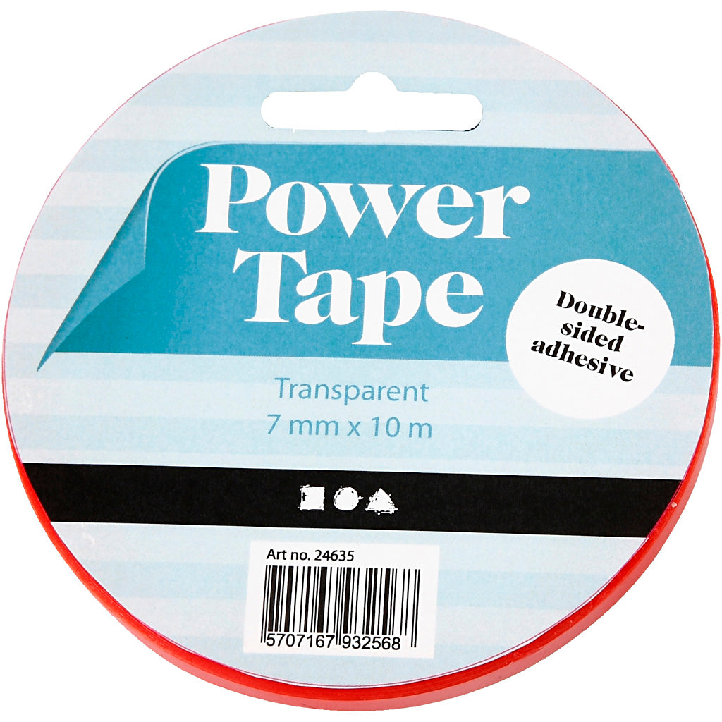 Creativ Company Dubbelzijdig Klevend Tape 7mm, 10m