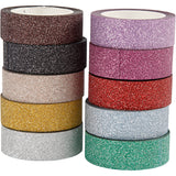 Creativ company http: www.cchobby.nl glitter-tape-b-15-mm-diverse-kleuren-10x6-m-1-doos