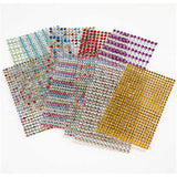 Creativ company plak strassstenen kleur, 10 vellen