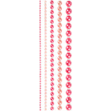 Creativ company halve plakparels roze 2-8mm, 140st.