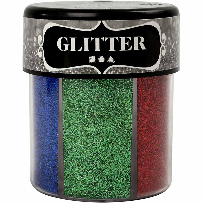 Creativ Company Glitter Kleur, 6x13gr