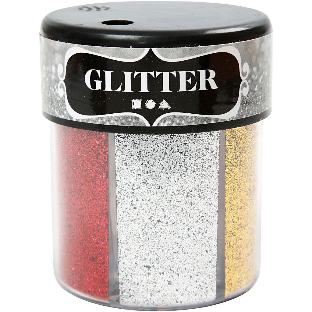 Creativ Company Glitter Kleur, 6x13gr