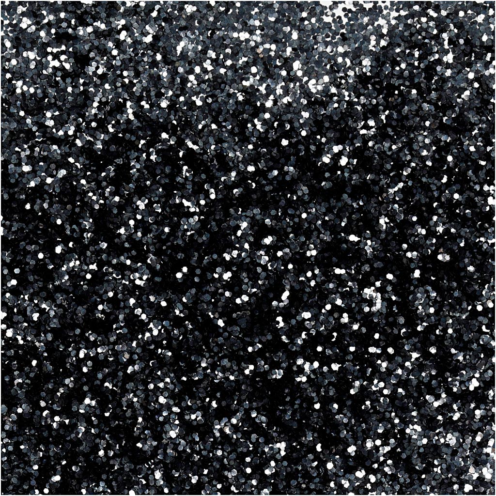 Creativ company bio glitter zwart, 10gr