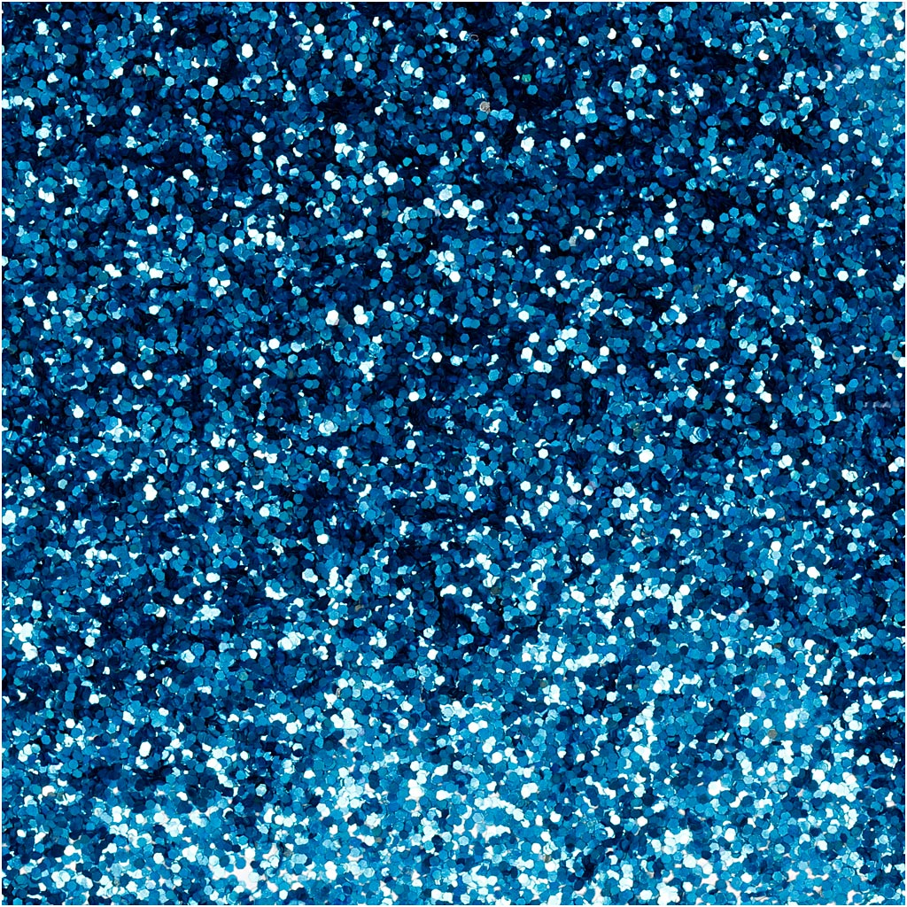 Creativ Company Bio Glitter Blauw, 10gr