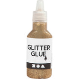 Creativ company glitterlijm goud, 25ml