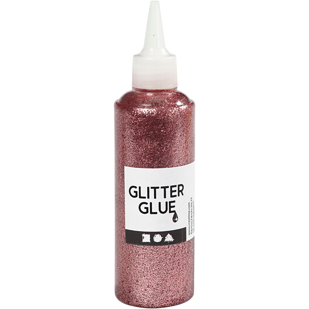 Creativ Company Glitterlijm Lichtroze, 118ml