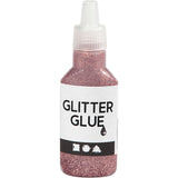 Creativ company glitterlijm roze, 25ml