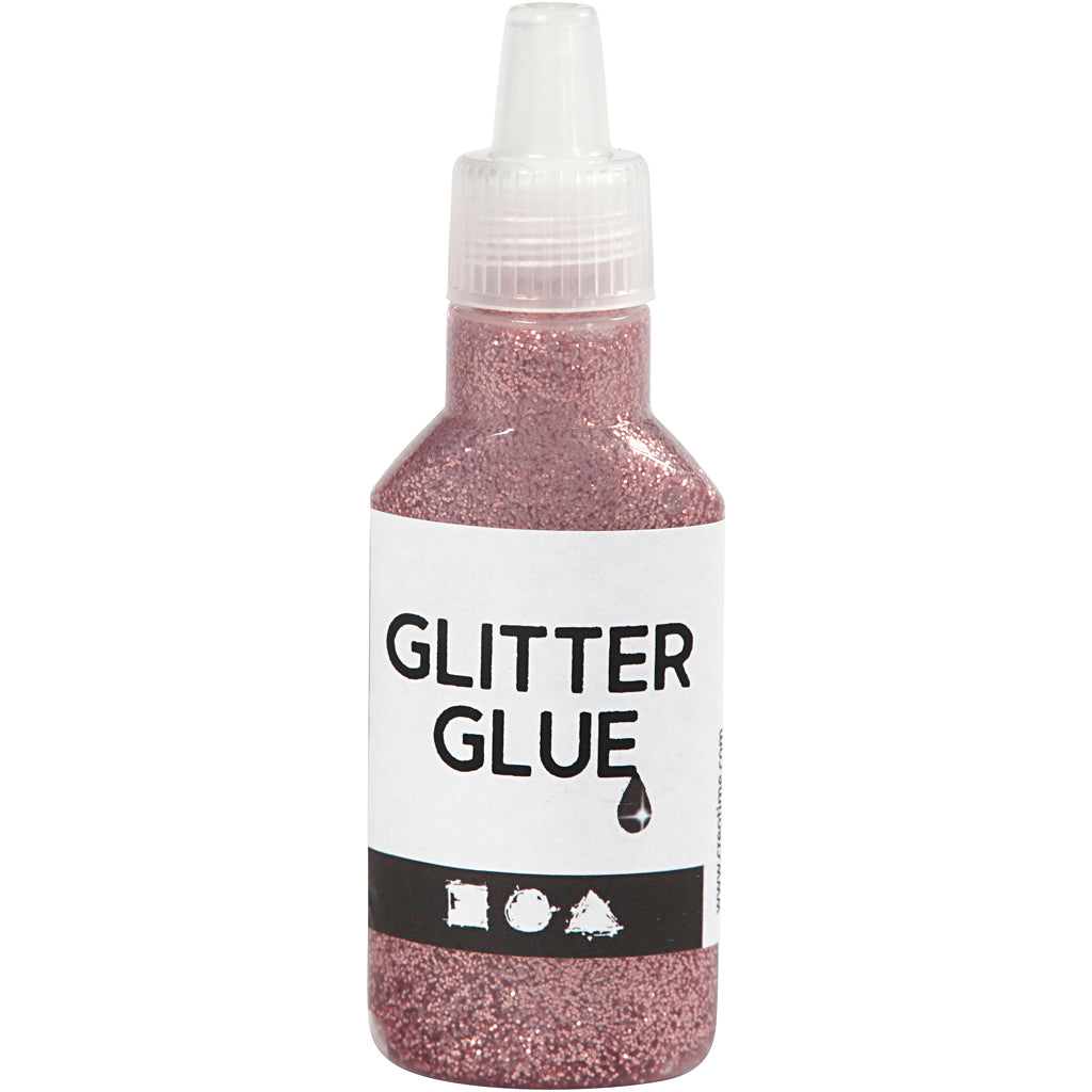 Creativ Company Glitterlijm Roze, 25ml