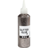 Creativ company glitterlijm zilver, 118ml