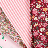 Creativ company patchwork stof roze 45x55cm, 4st.