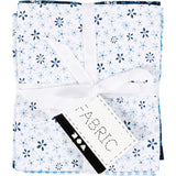 Creativ company patchwork stof blauw 45x55cm, 4st.