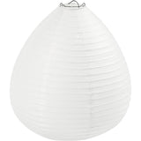 Creativ Company Rijstpapier Lamp Wit Druppel, 27cm