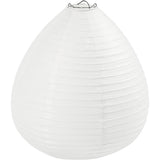 Creativ company rijstpapier lamp wit druppel, 27cm