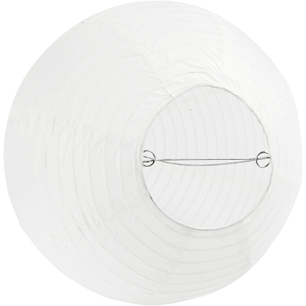 Creativ Company Rijstpapier Lamp Wit Druppel, 27cm