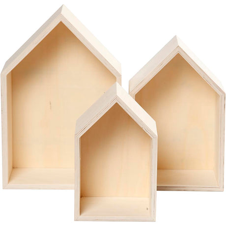 Creativ company https: www.cchobby.nl showdozen-huizen-h-20-3-25-3-31-cm-d-10-cm-b-13-16-2-20-cm-3-stuk-1-set