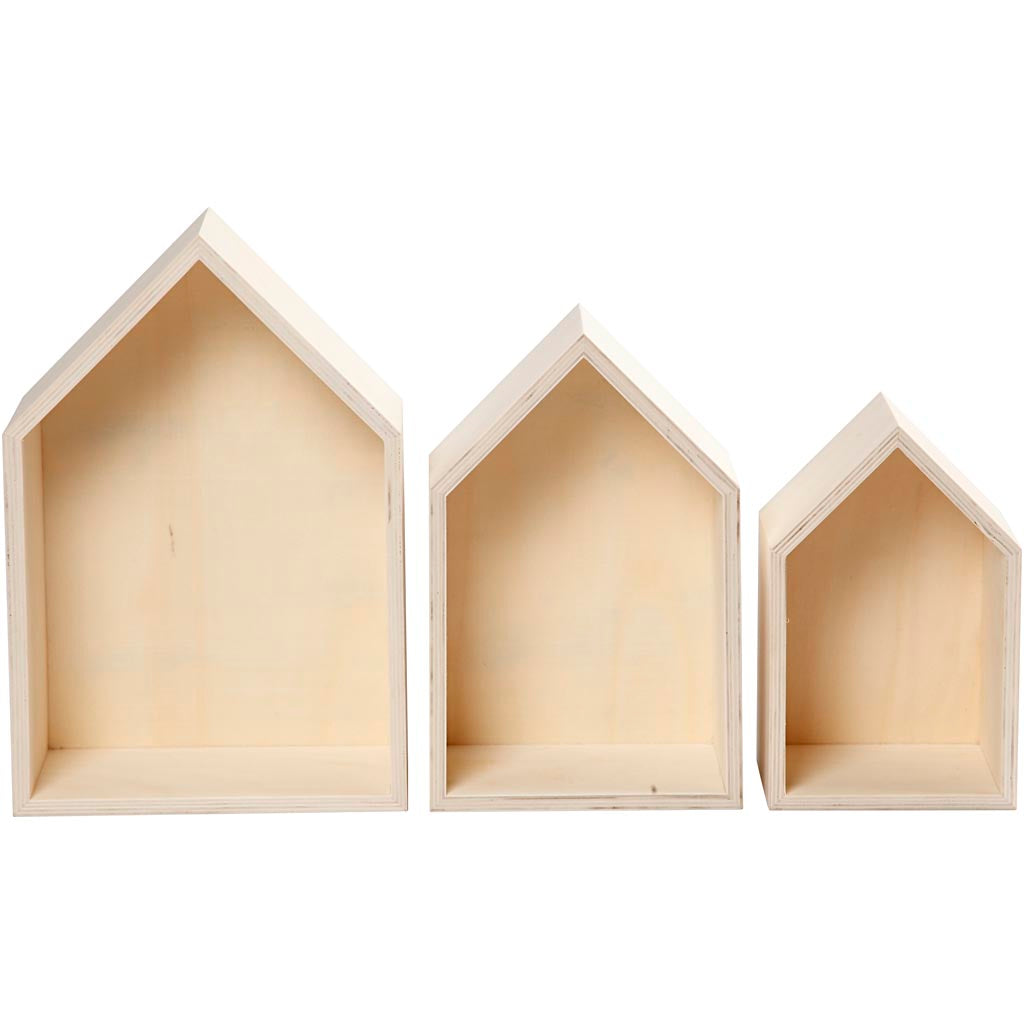 Creativ company https: www.cchobby.nl showdozen-huizen-h-20-3-25-3-31-cm-d-10-cm-b-13-16-2-20-cm-3-stuk-1-set