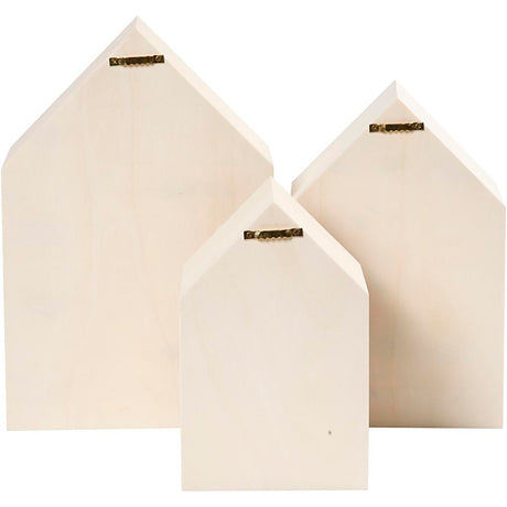 Creativ company https: www.cchobby.nl showdozen-huizen-h-20-3-25-3-31-cm-d-10-cm-b-13-16-2-20-cm-3-stuk-1-set