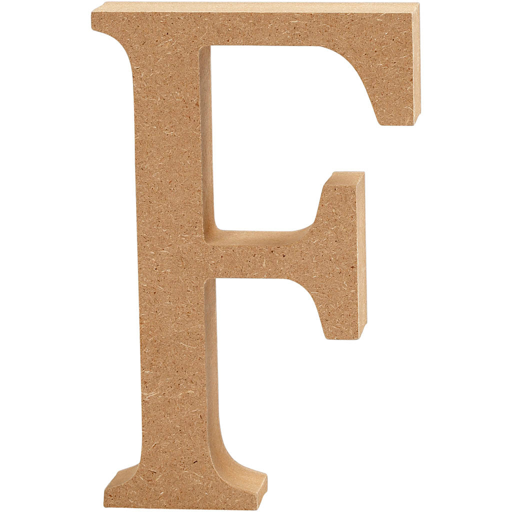 Creativ company letter f mdf 13cm, 1st.