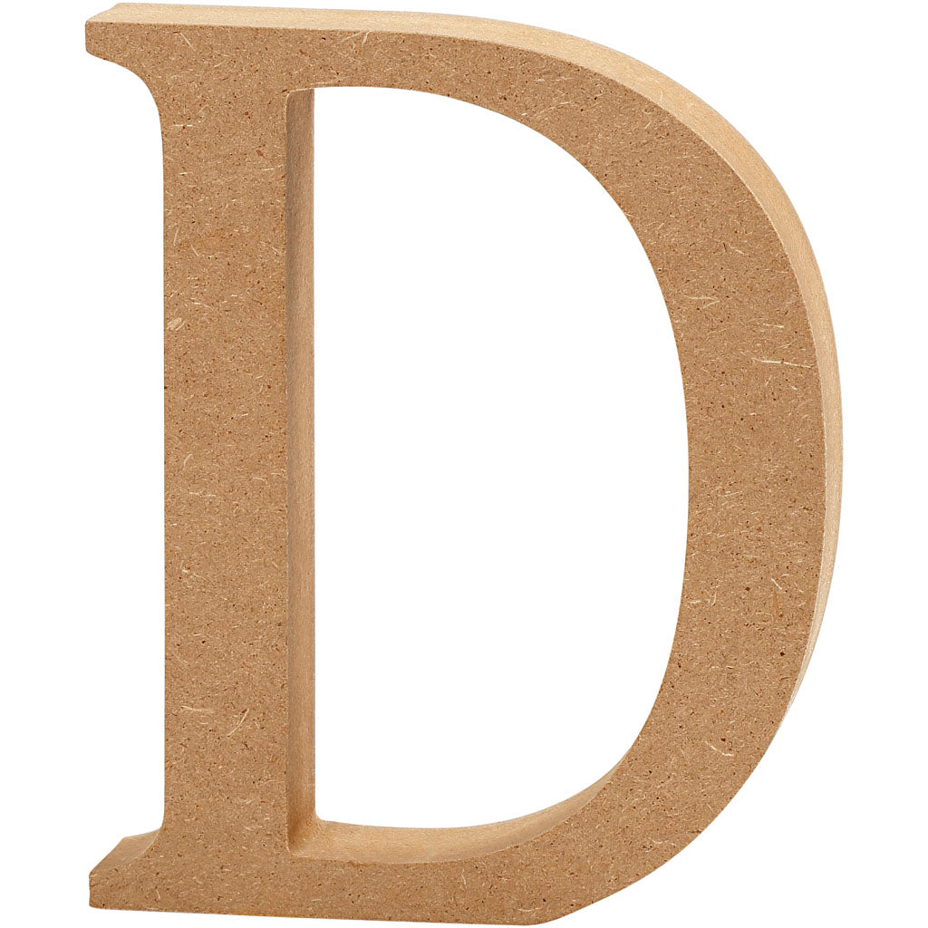 Creativ Company Letter D MDF 8cm, 1st.