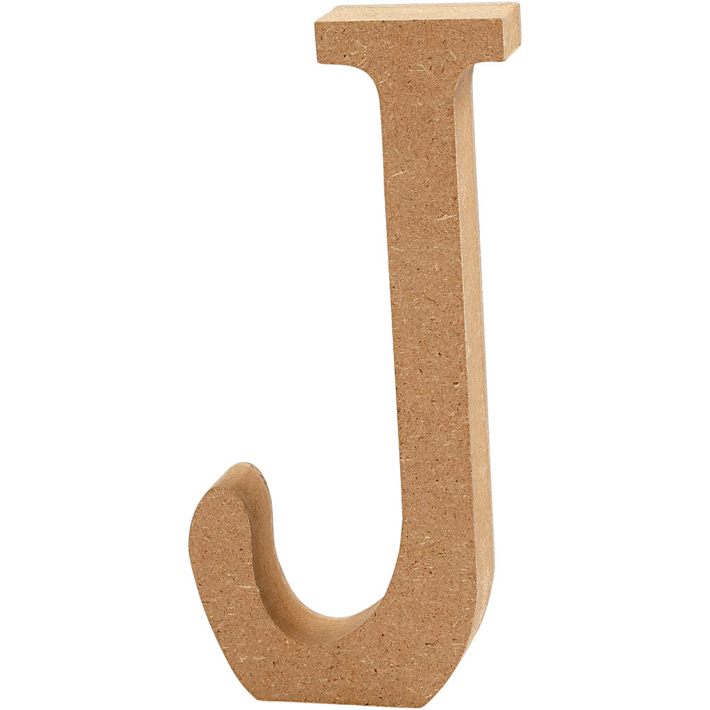 Creativ company letter j mdf 8cm, 1st.