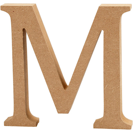 Creativ company letter m mdf 8cm, 1st.