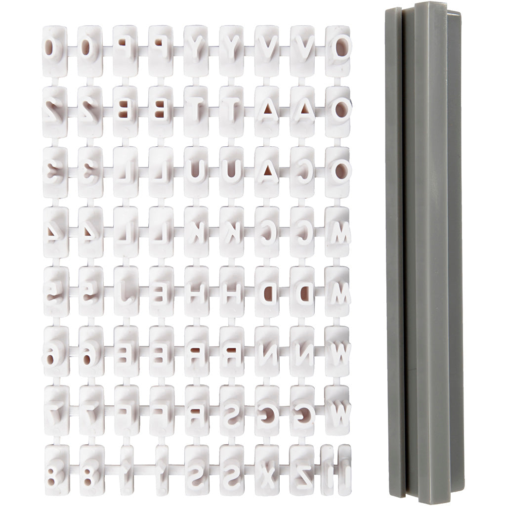 Creativ company http: www.cchobby.nl stempelset-van-rubber-letters-cijfers-h-6-mm-wit-1-set