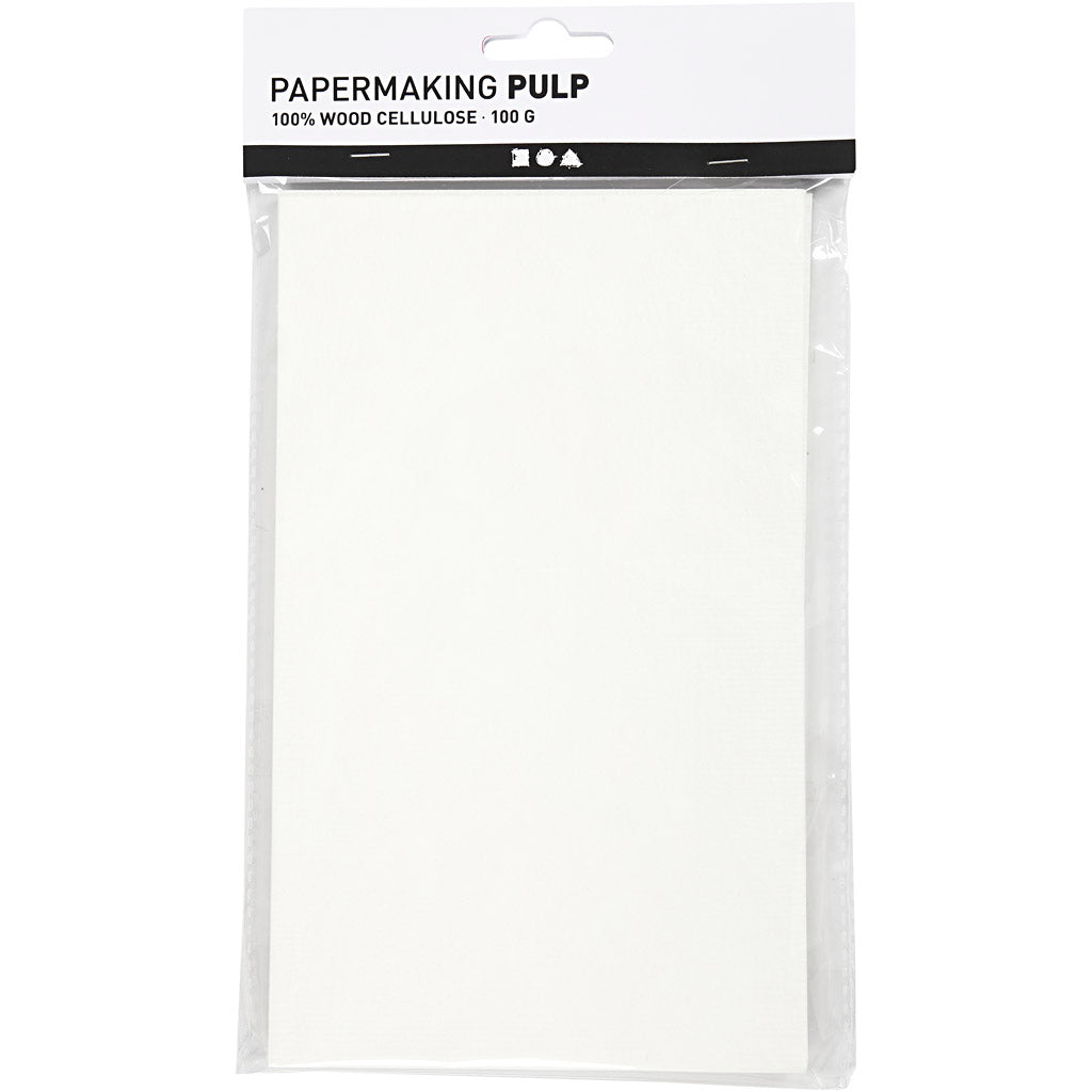 Creativ Company Papier Pulp Off-white 20x12cm, 100gr