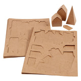 Creativ company huizen en bomen karton set
