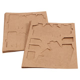 Creativ company huizen en bomen karton set