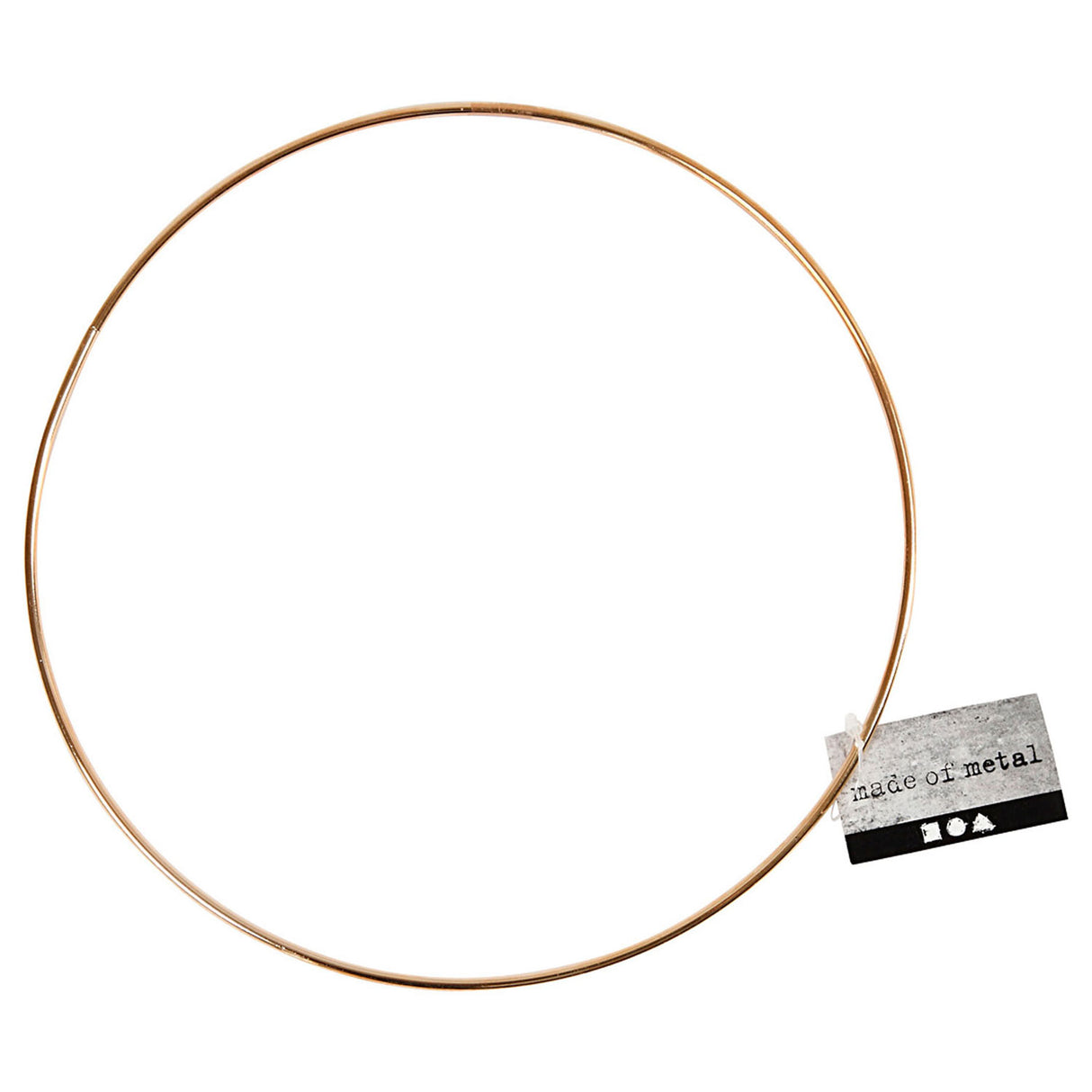 Creativ company metalen draadring goud, 20cm