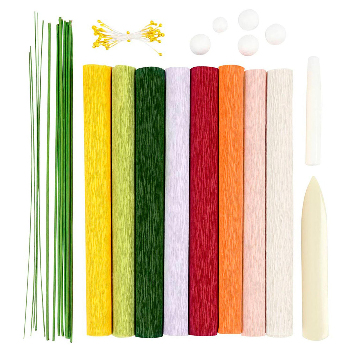 Crêpepapier Bloemen Maken Kit