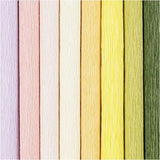 Creativ company crêpepapier pastelkleuren, 8 vellen