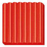 Fimo kids 8030 - ovenhardende boetseerklei - blokje 42 g - rood