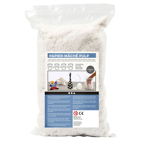 Creativ company papier-mache pulp, 400gr