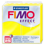 Fimo Fimo Effekt Montéierung Clay Neon Geel, 57GR