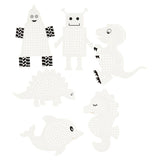 Creativ company borduurfiguren dieren en robots, 18dlg.