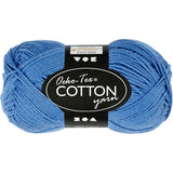 Creativ Company Katoengaren, Blauw, 50gr, 170m