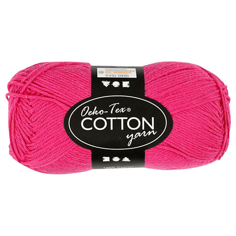 Creativ company katoengaren, roze, 50gr, 170m