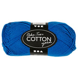Creativ company katoengaren, kobaltblauw, 50gr, 170m
